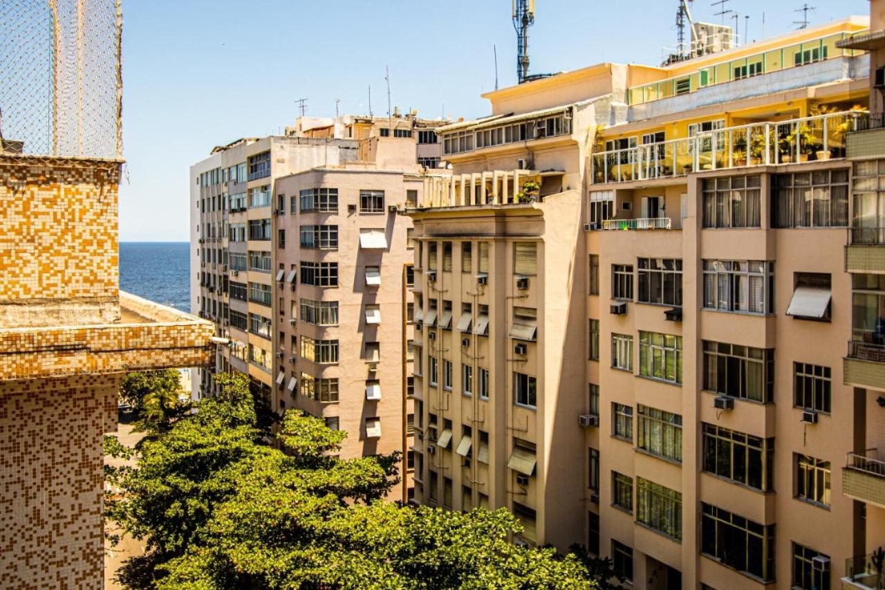Copacabana Moderno 1 Quarto Vista Mar Rio de Janeiro Bagian luar foto